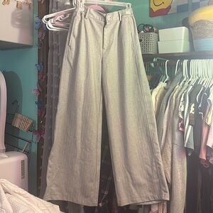 Gray dress pants